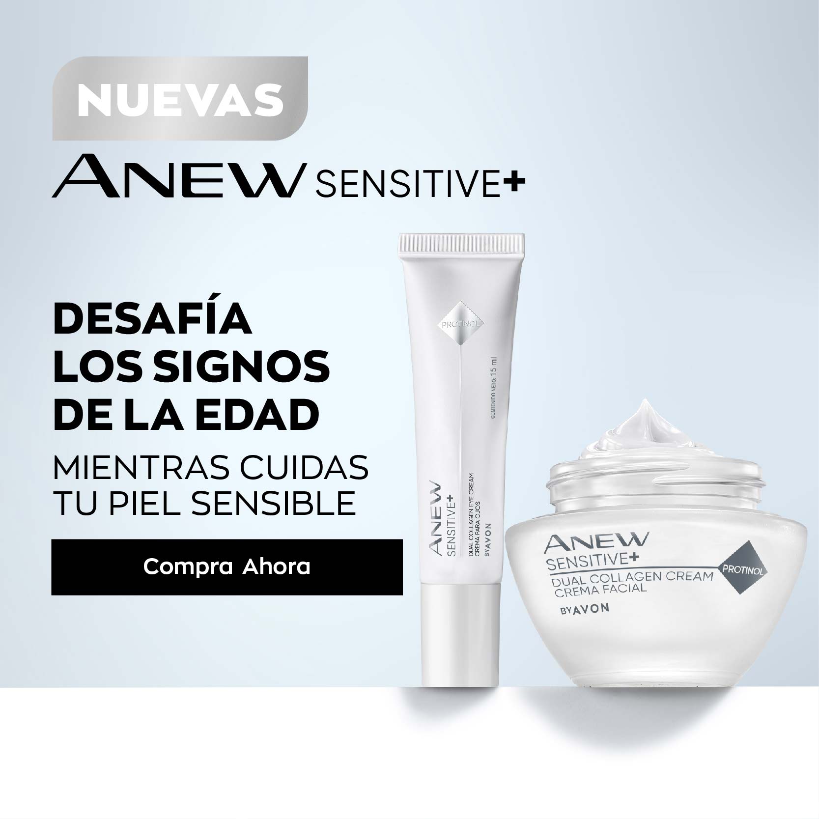 Anew Sensitive, Desafía los signos de la edad